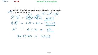 Class 7  Maths  Ex 65  Q4 i [upl. by Mikel224]