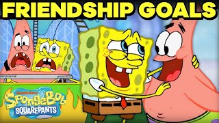 SpongeBob amp Patrick  Friendship GOALS  20 Minute Compilation  SpongeBob [upl. by Enovahs]