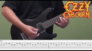 Guitar Lesson OzzyRhoads  I Dont Know guitar solo part two of two including tabs [upl. by Aimehs]