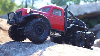 118 Scale FMS ATLAS 6x6 RC Crawler  Real Off Road Performance [upl. by Limber485]