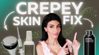 How To Fix CREPEY SKIN  Dermatologist Tips [upl. by Allene]