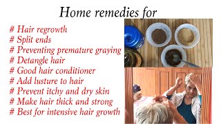 Home remedies for hair regrowthHow to stop baldness बालो की रिग्रोथ कर के गंजेपन को रोकने के उपाय [upl. by Boys901]