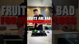 Fruits bad for Weight Loss fruits nutritiontips fitnessshorts apple weightloss [upl. by Thamora175]