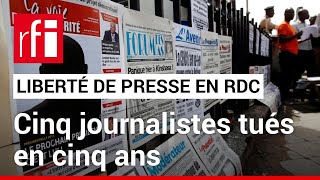 RDC  bilan négatif pour la presse sous Félix Tshisekedi selon un rapport • RFI [upl. by Nerland]