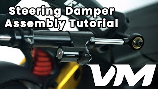 How to Assemble the Steering Damper on the Mantis Pro SE [upl. by Hoashis695]