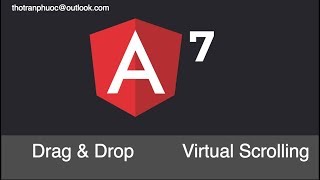 Angular 7 Drag Drop and Virtual Scrolling [upl. by Latrell532]