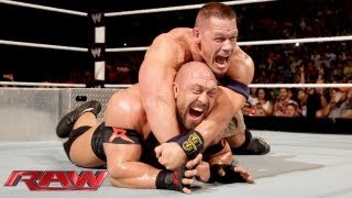 John Cena vs Ryback  Tables Match Raw July 29 2013 [upl. by Austina]