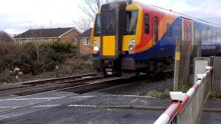 Star Lane Level Crossing 281221 [upl. by Jacobah]