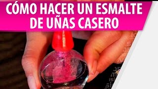 Como hacer esmalte de uñas [upl. by Helbonnah]