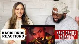 Basic Bros REACT  KANG DANIEL PARANOIA [upl. by Arikaahs]