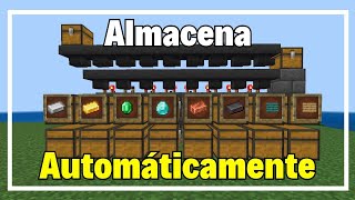 ✅Como Ordenar tus Items Automáticamente Item Sorter en Minecraft 121  Tutorial [upl. by Uaerraj]