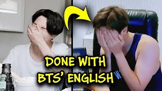 RM is so done with BTS english [upl. by Notyad]