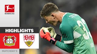 Nübel Unbeatable  Bayer 04 Leverkusen  VfB Stuttgart  Highlights  MD9 – Bundesliga 202425 [upl. by Phemia]