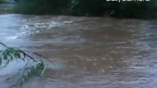 Flooding in Southmoor Park in Longmont boulderflood coflood dailycamera [upl. by Aeet195]