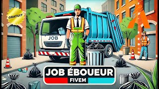 FIVEM │ JOB EBOUEUR FULL OX GRATUIT │ TUTO GTA 5 RP [upl. by Griggs]