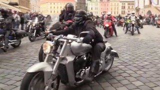 Zahájení motorkářské sezony  Olomouc 24 4 2016 [upl. by Aivizt345]