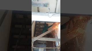 Home Iron Stairs Welding  welding weldingmachine welder shorts shortsviral stairs satisfying [upl. by Ecniv149]