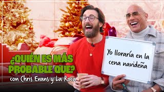 ¿Chris Evans y Dwayne Johnson llorarían en la cena de Navidad  Código Traje Rojo [upl. by Marih269]