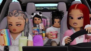 OUR FAMILYS SCHOOL MORNING ROUTINE THEY WERE LATE  Bloxburg Family Roleplay [upl. by Onimixam]