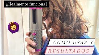 🙆‍♀️ Rizador de Pelo automático inalámbrico  Tutorial completo y funciones [upl. by Stauder638]