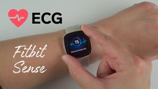 Fitbit Sense ECG – How to Use First Time [upl. by Akcira]