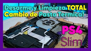 Cómo Desarmar y Limpiar tu PS4 Slim  Cambio de Pasta Térmica 🎮🛠️ Más Rendimiento en Play 4 🚀 [upl. by Ateuqram]