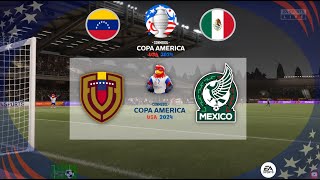 VENEZUELA vs MÉXICO ⚽ COPA AMÉRICA 2024 ⚽ EA Sports ⚽ PSD1EZ ⚽ [upl. by Lyndell666]