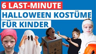 Last Minute Halloween Kostüm für Kinder selber machen [upl. by Hnad428]