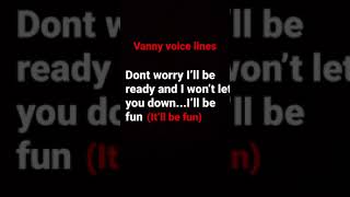 FNAF Vanny voice lines [upl. by Radford]