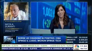 Intervista di Nicola Duranti con Irene Elisei a Class Cnbc del 26 settembre 2024 [upl. by Rehoptsirhc]