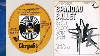 Spandau Ballet  To Cut a Long Story Short Disco Mix Top Selection Video 80s VP Dj Duck [upl. by Bamford]