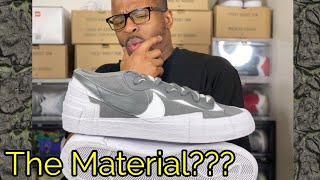 Nike Blazer Low x Sacai Iron Grey Review and On Foot [upl. by Hagen986]