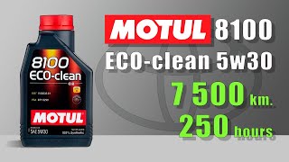 Motul 8100 Eco Clean 5w30 C2 Toyota 7 500 km 250 hours [upl. by Acinyt204]