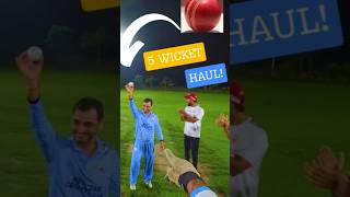 Five Wicket Haul All 5 Batsman Wicket Bowled🏏 cricket shots shorts [upl. by Frodine460]