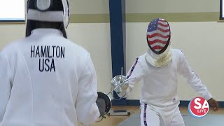 En garde Kids can learn fencing from Olympians  SA Live  KSAT 12 [upl. by Naleag516]