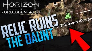 Horizon Forbidden West Relic Ruins The Daunt Walkthrough [upl. by Naerol457]