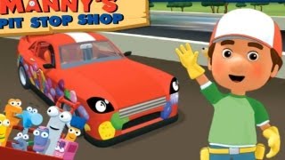 HANDY MANNY  Mannys Pit Stop Shop  Disney  COMPLETE game for kids [upl. by Cristin160]