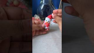 DIY snow man☃️ snowman clayart claycraft christmasdecor [upl. by Champaigne]