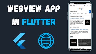 How To Make WebView App in Flutter [upl. by Goggin]