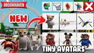 HOW TO BE THE TINIEST AVATAR IN BROOKHAVEN 🏡RP 😯🤯 EASY TUTORIAL [upl. by Nauht]