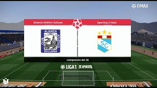 Alianza Atletico vs Sporting Cristal ● Clausura Liga 1 2024  Pes 2021 [upl. by Toffic]