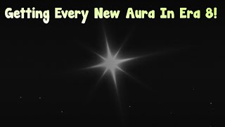 Getting Every New Aura In Era 8 In Sols RNG [upl. by Lyrad]