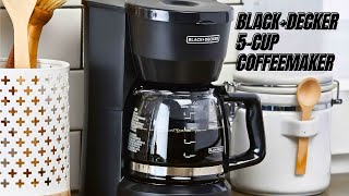 BLACKDECKER 5Cup Coffeemaker  BlackDecker 5Cup coffee maker review  Best small coffee maker [upl. by Hterrag]