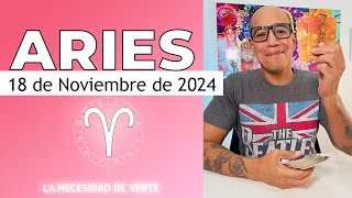 ARIES  Horóscopo de hoy 18 de Noviembre 2024 [upl. by Esile643]