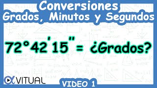 💫 Convertir un Número en Sistema Sexagesimal a GradosHoras  Video 1 [upl. by Latouche707]