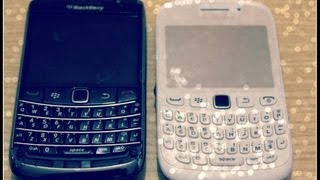 Blackberry Curve 9320 vs Blackberry Bold 9700  Speed Test [upl. by Yorle]