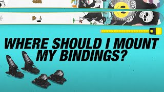 Where to mount your ski bindings  J skis [upl. by Karel]