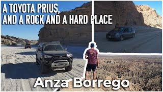 Exploring Anza Borrego Fish Creek Fonts Point and a Toyota Prius [upl. by Nolyag339]