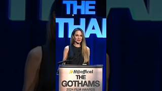 Angelina Jolie Speach At Gothams Award 2024💘viralshort subscribe shorts [upl. by Anestassia668]