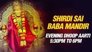 Sai Baba Aarti  Sunset 530 pm Live feel Prayer Sai Aarti by Shirdi Mandir Pujari Pramod Medhi [upl. by Ludvig]